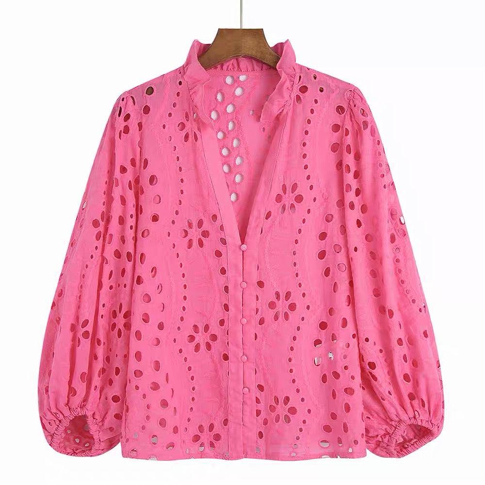 Marianna Premium Eyelet Blouse