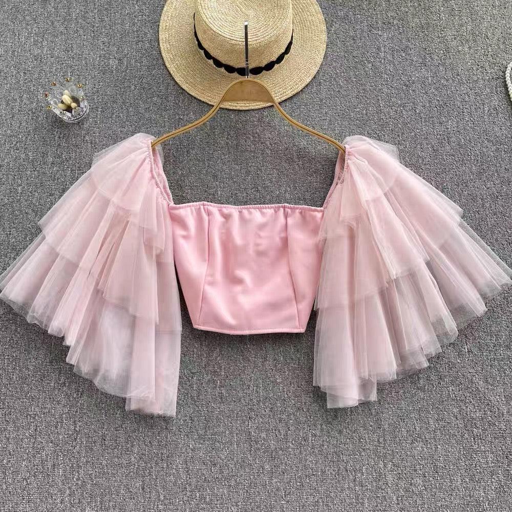 Moss Butterfly Top