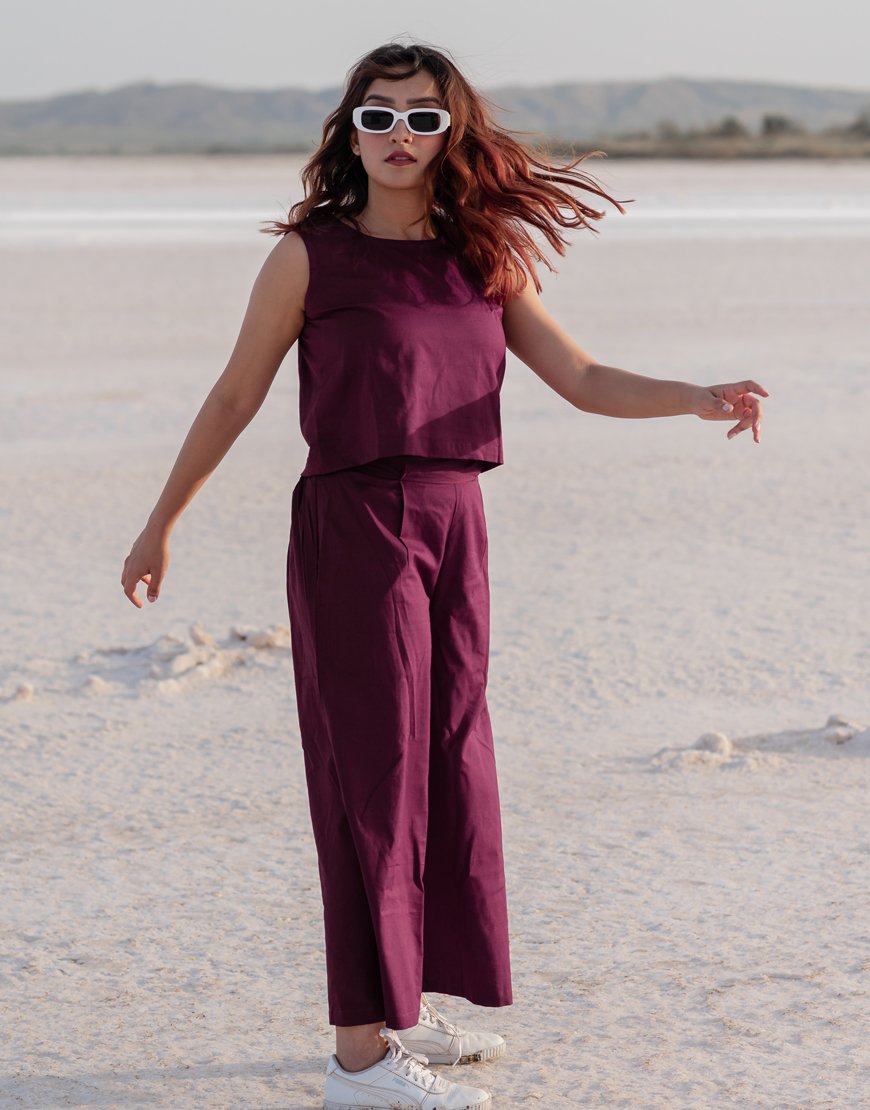 Mulberry Wine Co-ord Set