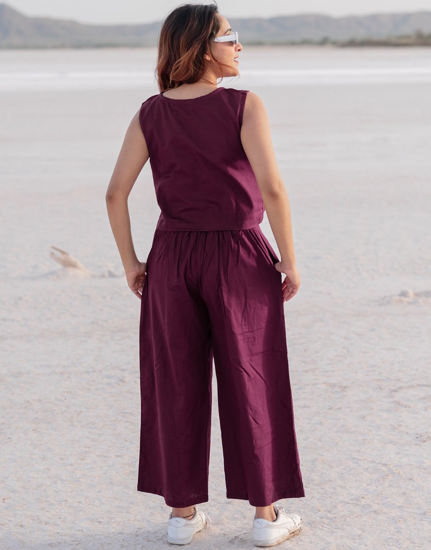 Mulberry Wine Co-ord Set