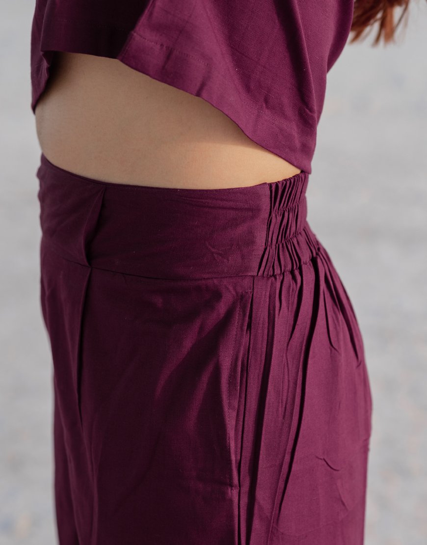 Mulberry Wine Co-ord Set