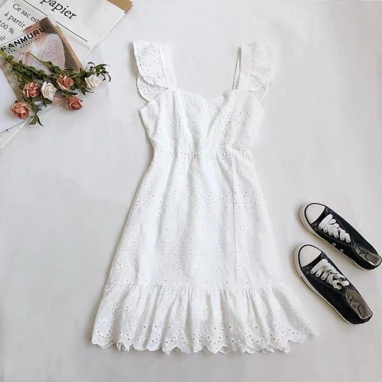 Mykonos Eyelet Dress