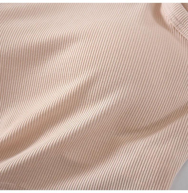 Nicole Tank Tops with Inbuilt Bra In Peach