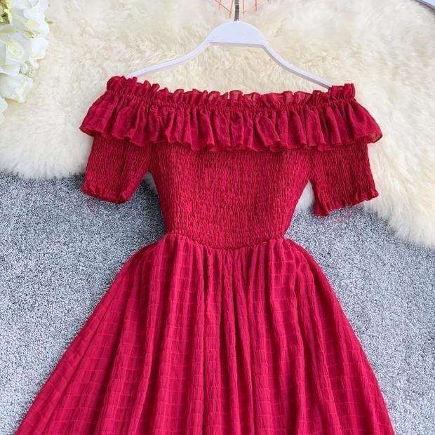 Off Shoulder Florida Dress