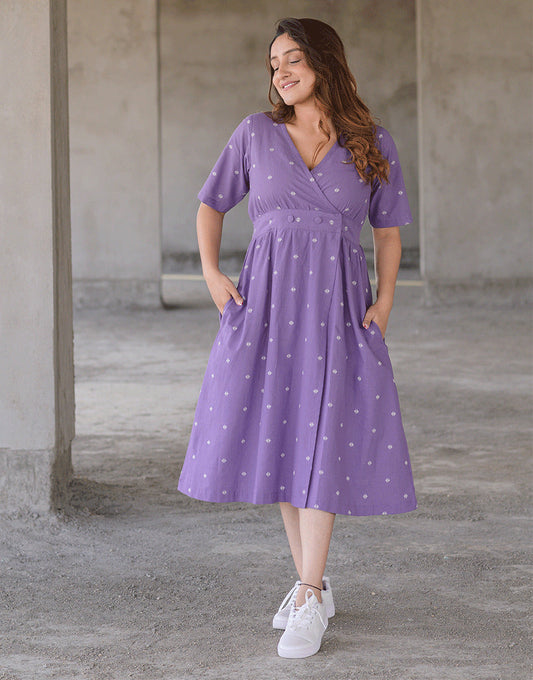 Orchid Bloom Weave Dress