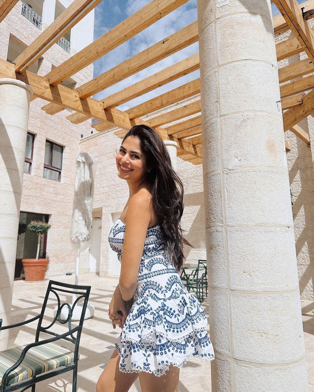 Otranto Luxe Summer Dress In White
