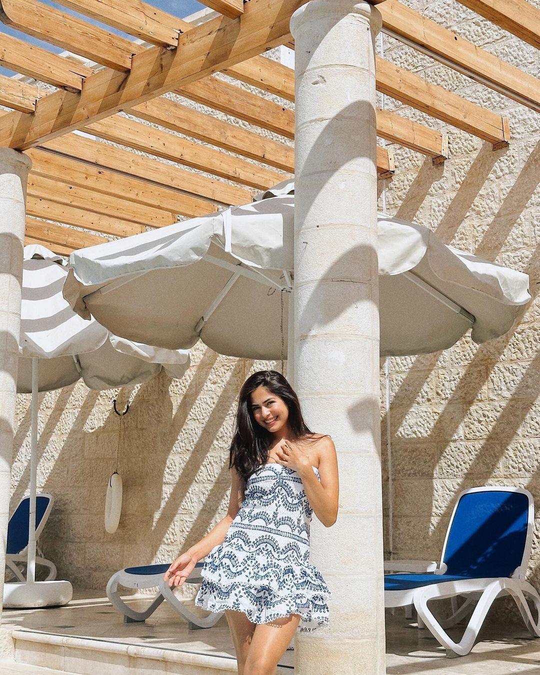 Otranto Luxe Summer Dress In White
