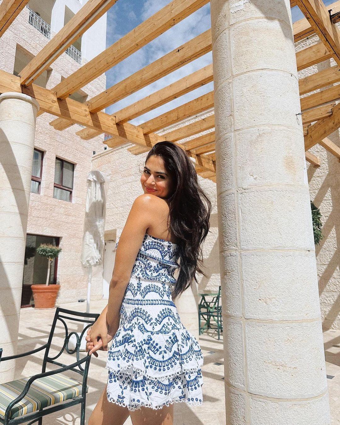Otranto Luxe Summer Dress In White