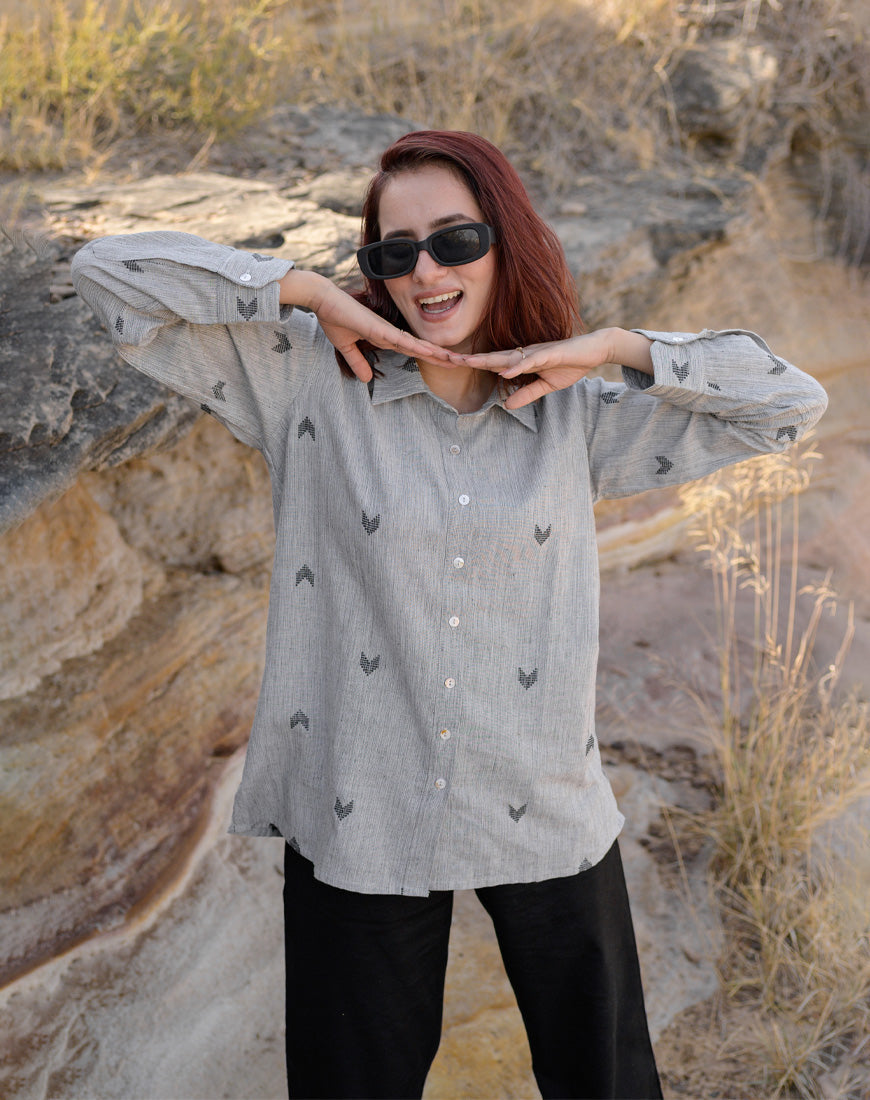 Pale Grey Shirt