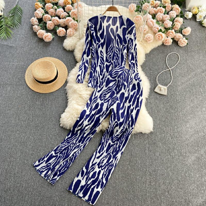 Paros Abstract Coord Set In Blue