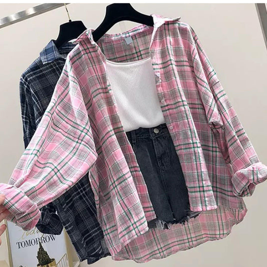 Plaid Streetstyle Shirt (ONLY SHIRT)