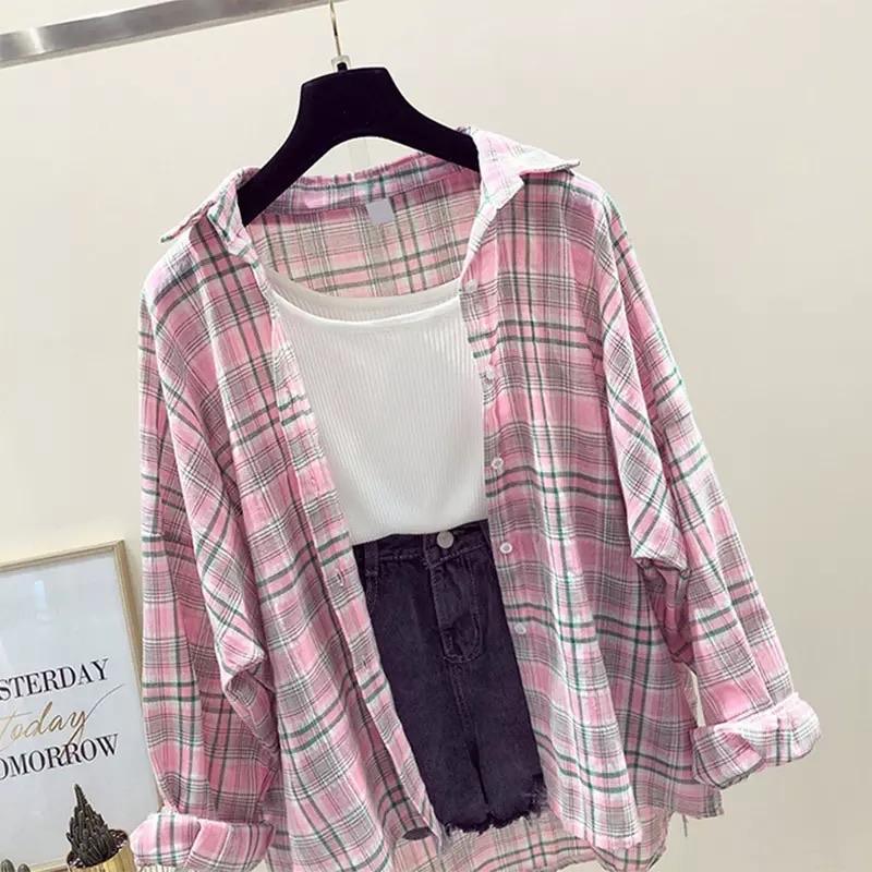 Plaid Streetstyle Shirt (ONLY SHIRT)