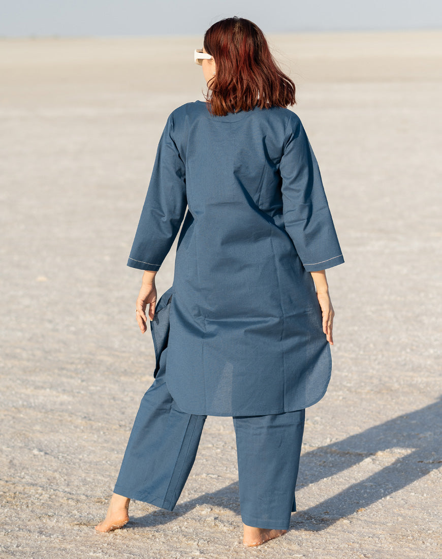 Raw Blue Co-ord Set