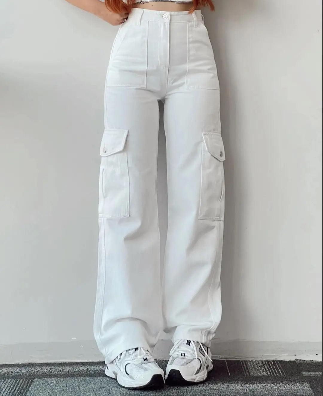 Roderno Cargo Statement Pants In Olive