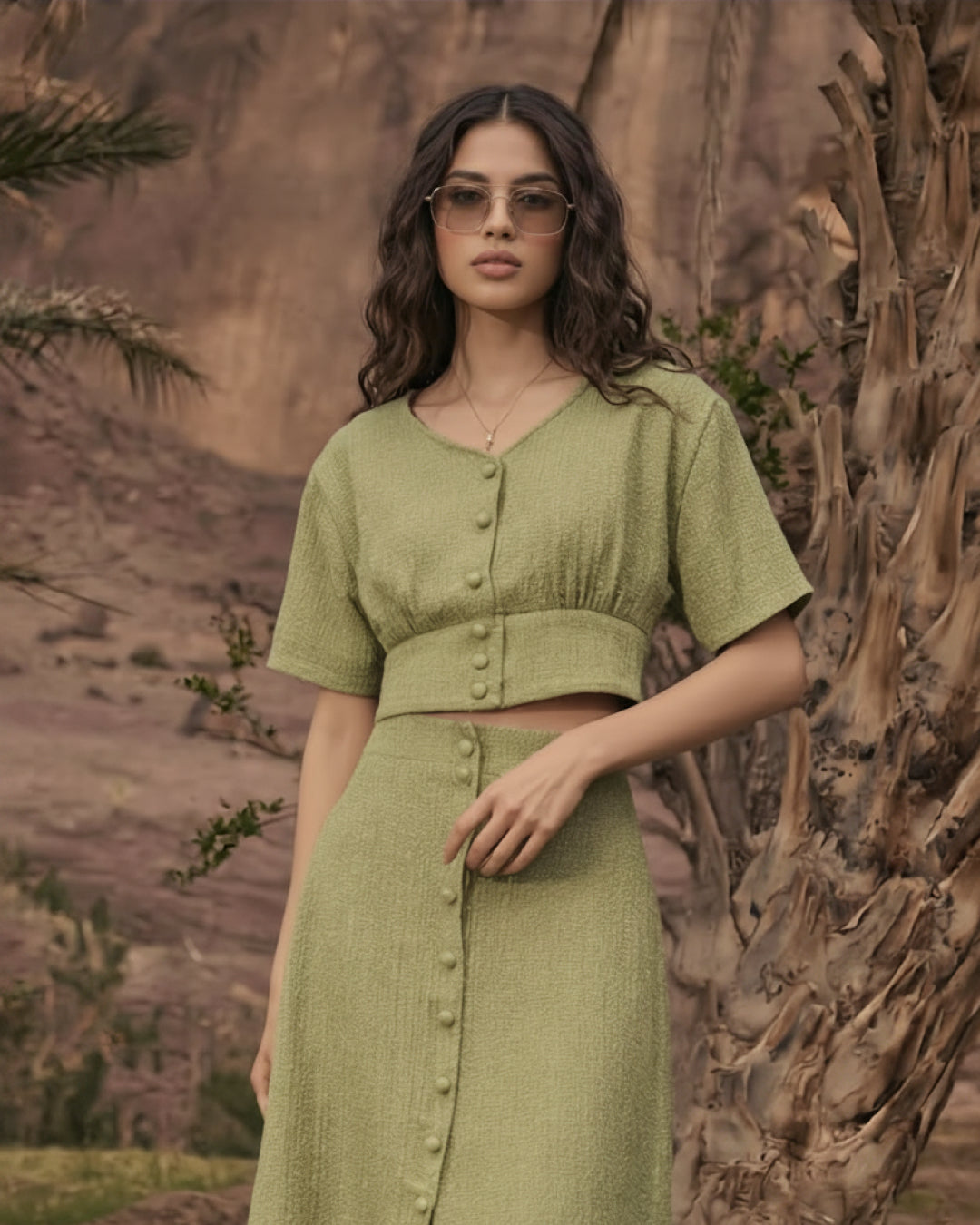 Roger Buttoned Coord Sets