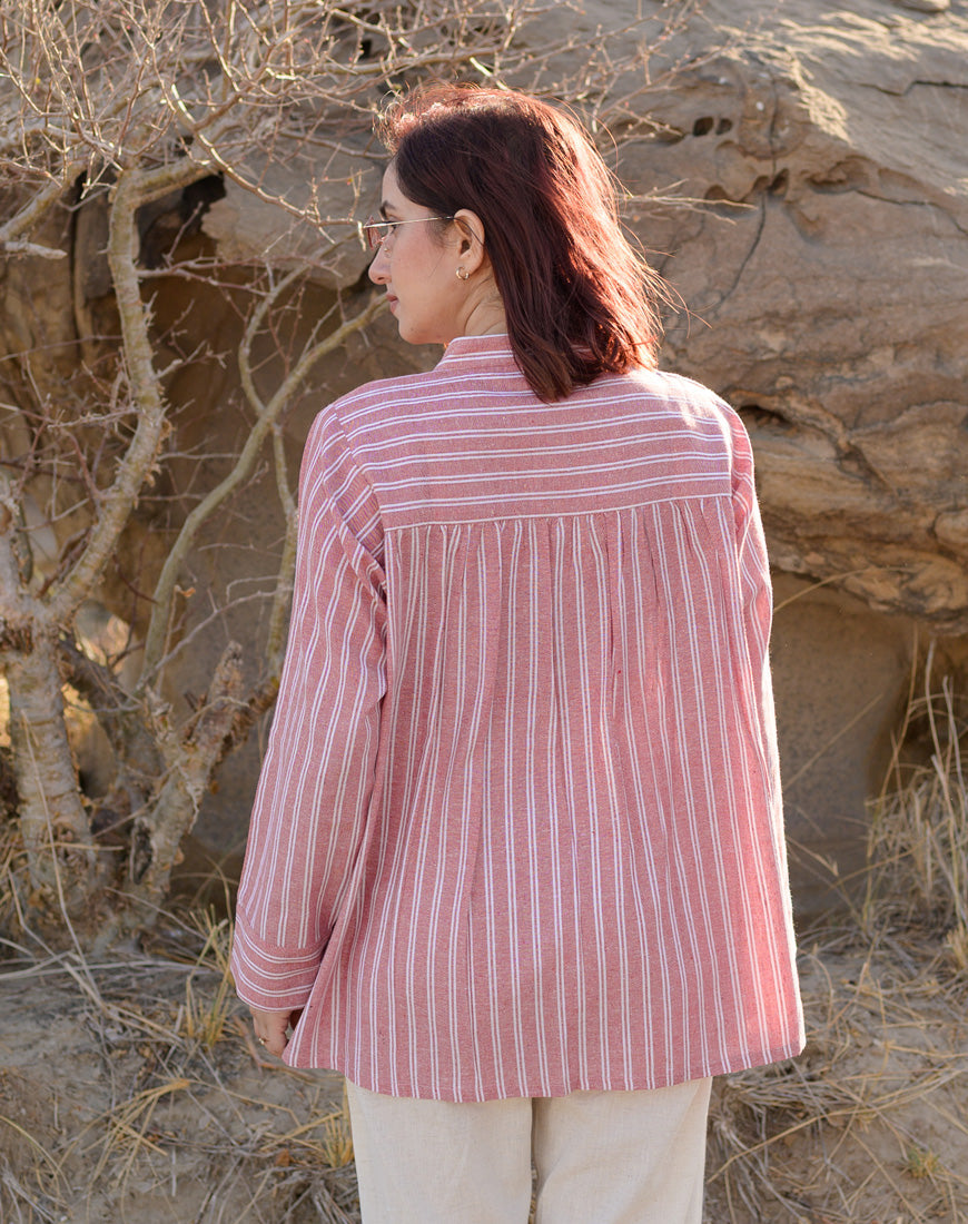 Rosy Stripe Shirt