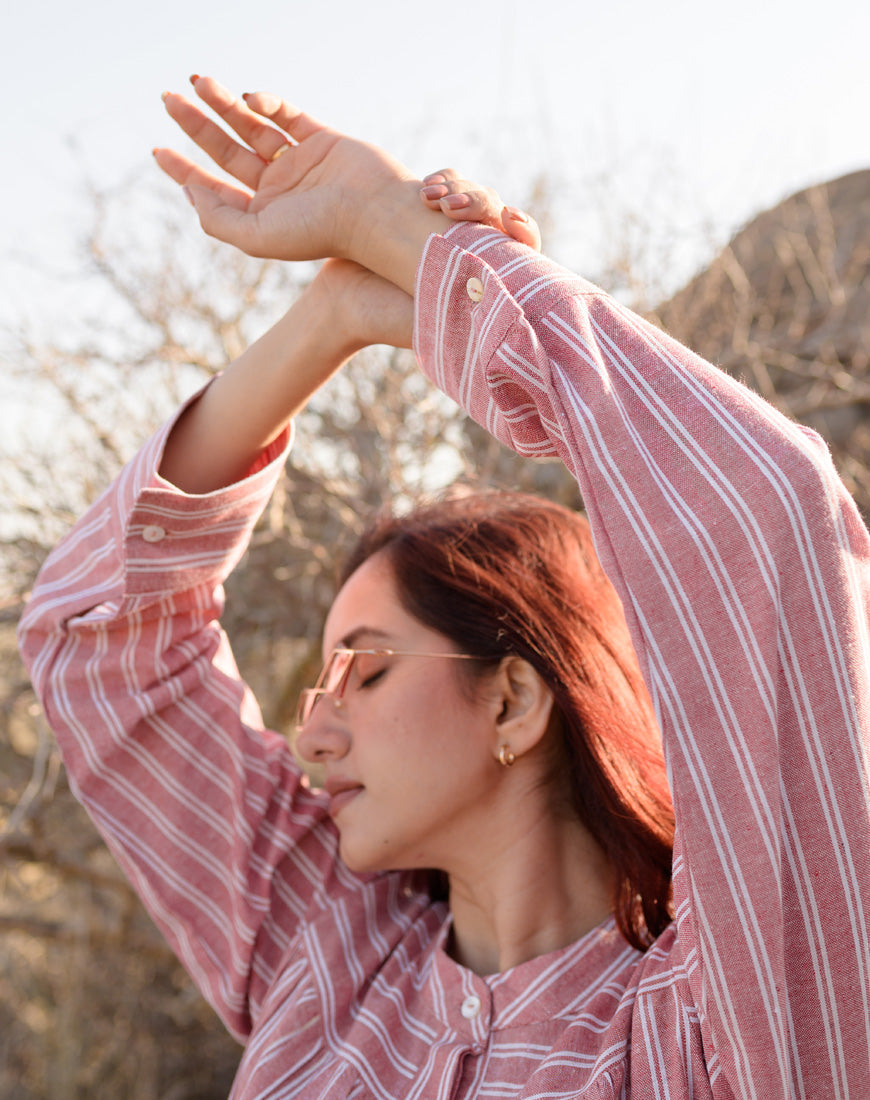 Rosy Stripe Shirt