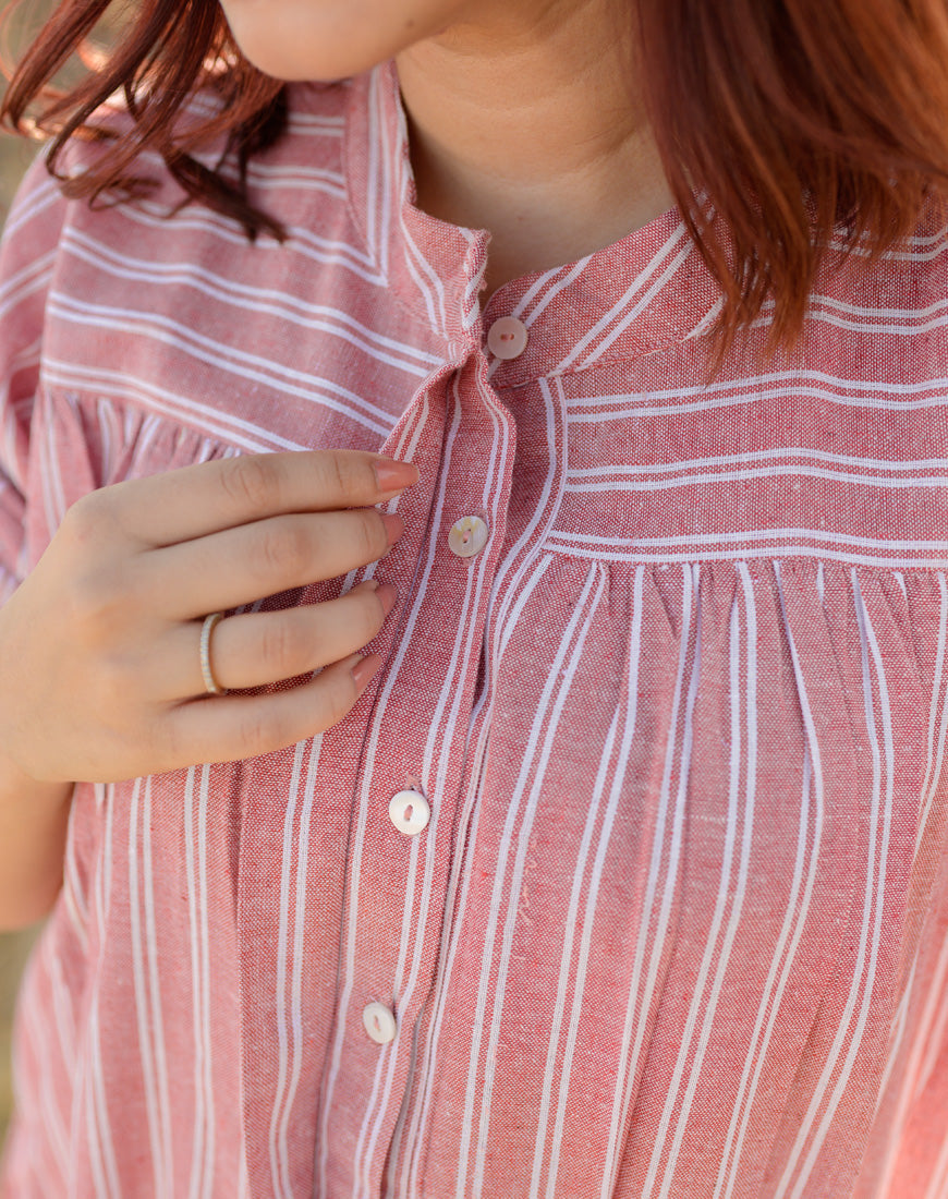 Rosy Stripe Shirt