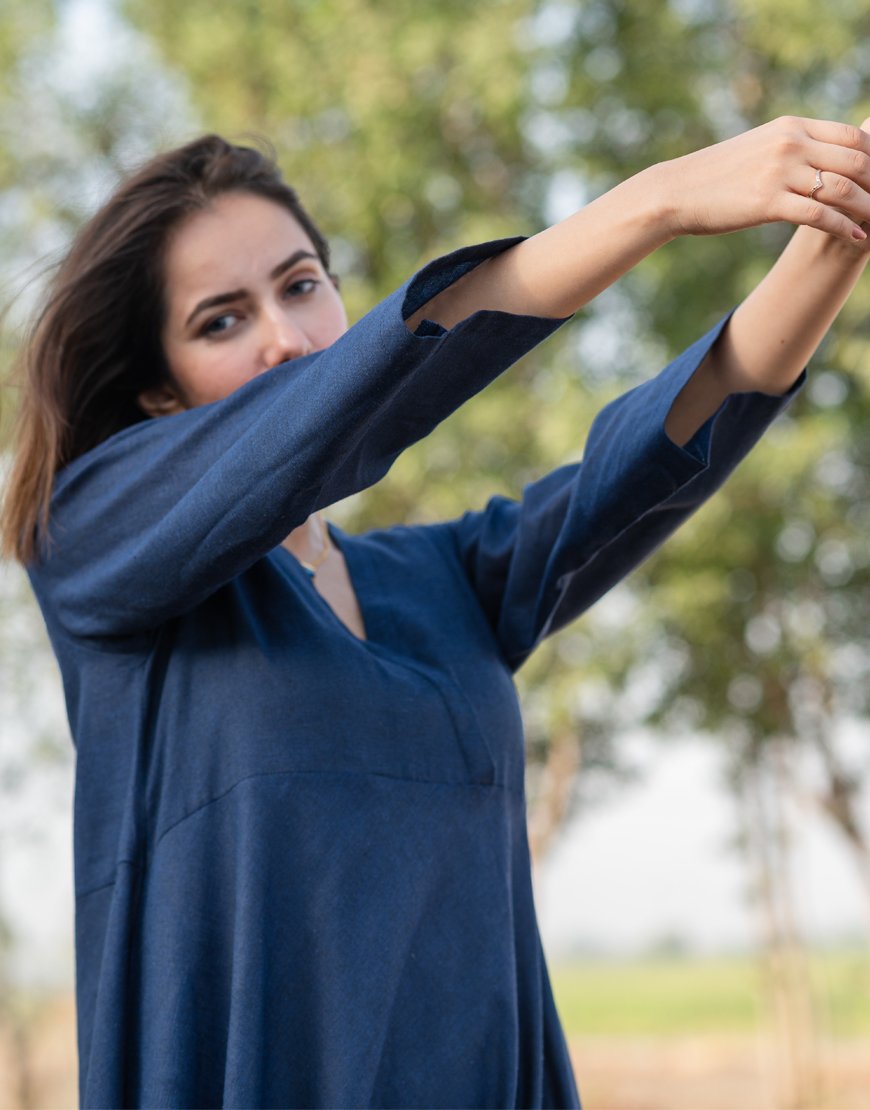 Royal Blue Flare Dress