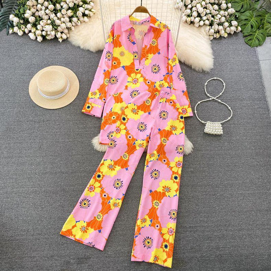 Sail Abstract Print Coord Set