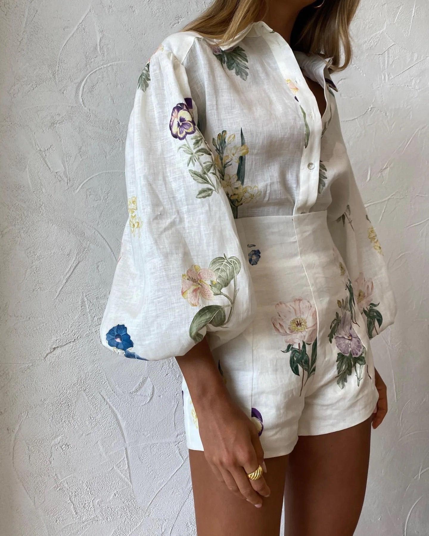 Senate Luxury Coord Set In White