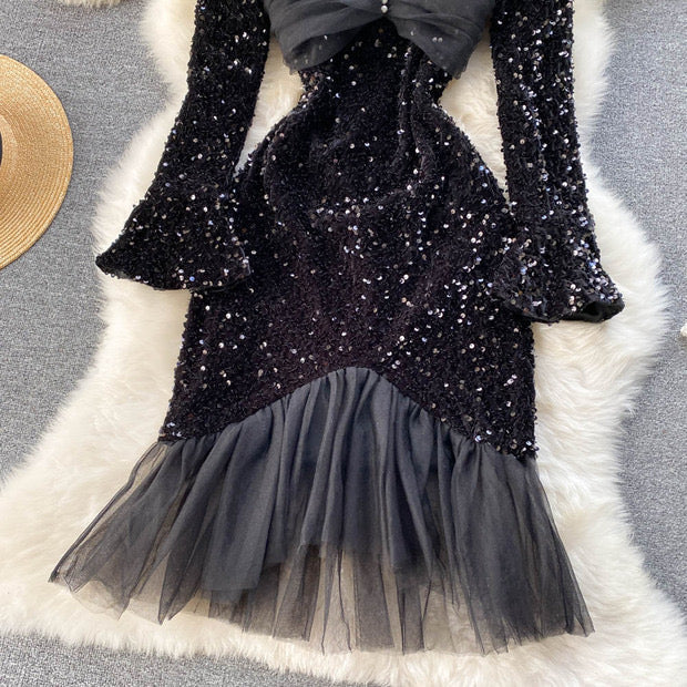 Shelly Party Dress In Black