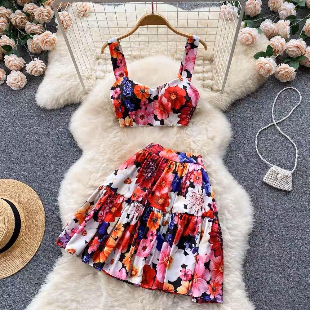 Sivana Floral Coord Set In Multicolor