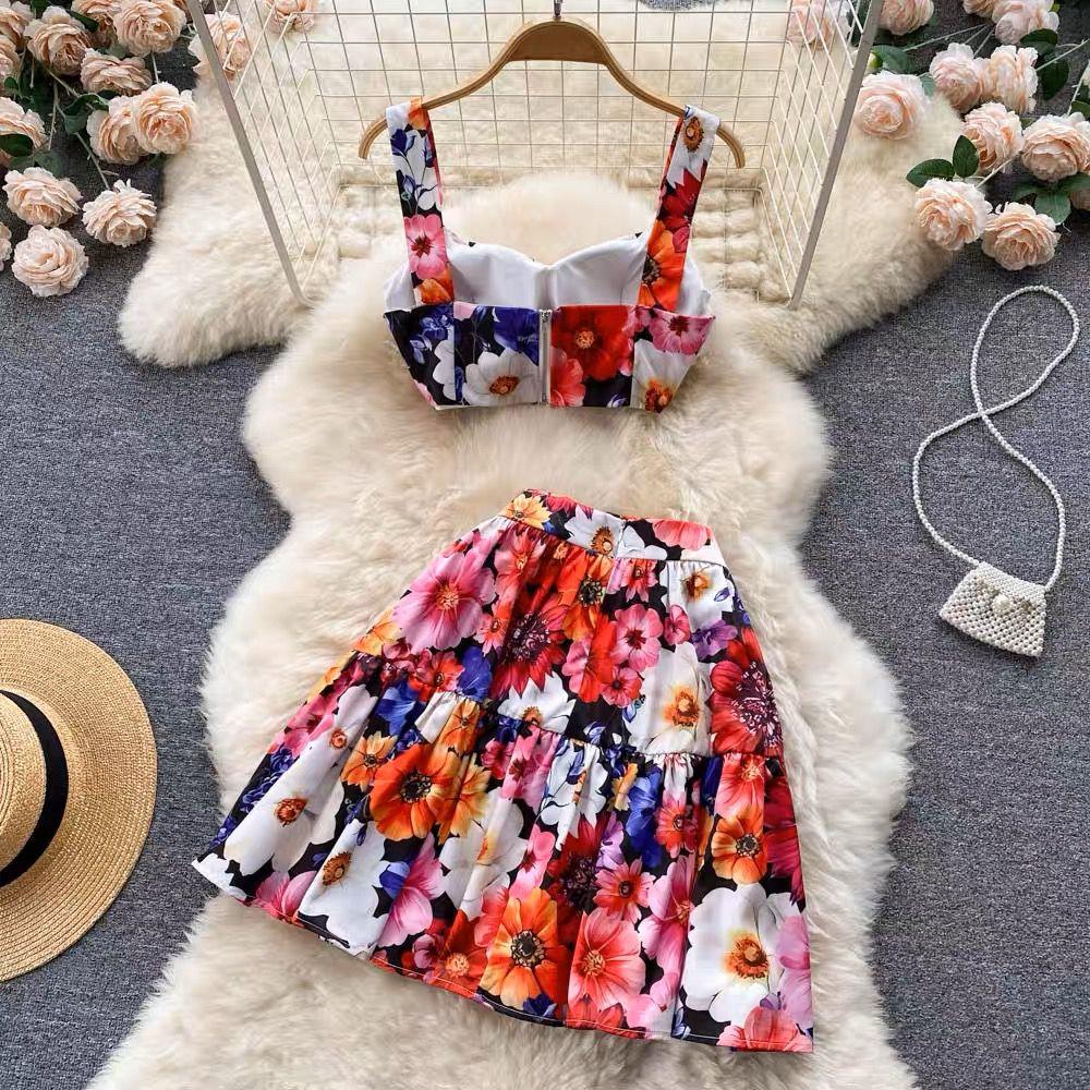 Sivana Floral Coord Set In Multicolor