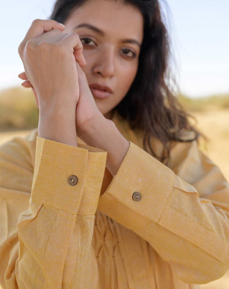 Soft Mustard Dress