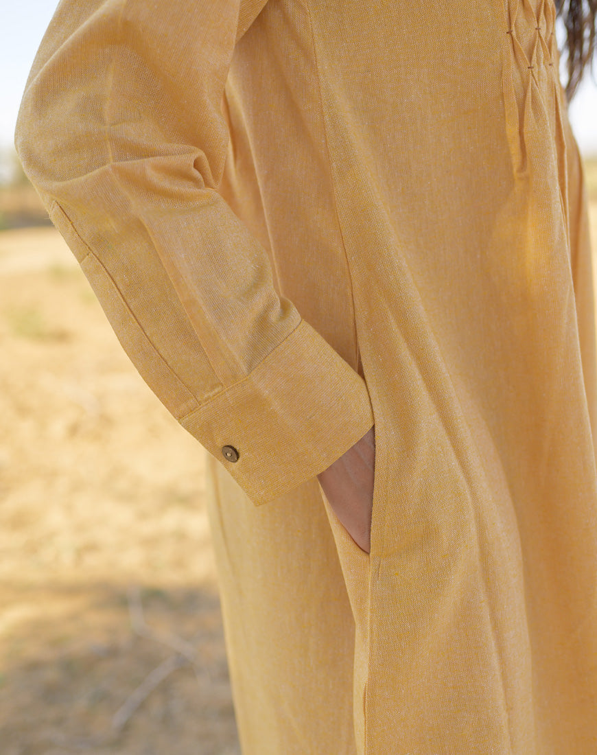 Soft Mustard Dress