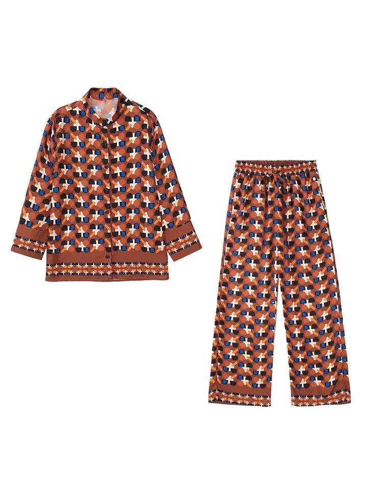 Sonechka Abstract Coord Set In Brown