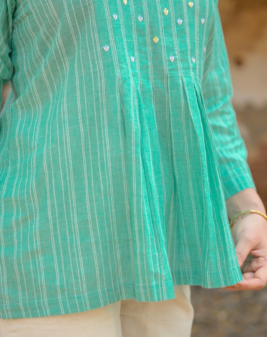 Subtle green Top