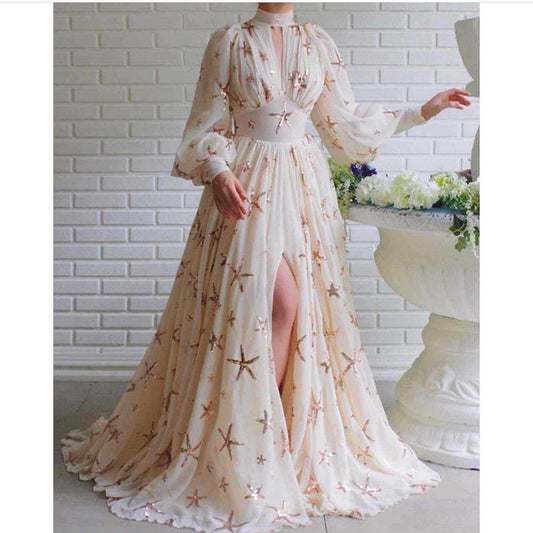 Suhela Maxi Dress In Offwhite