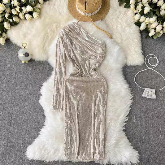 Suphur Statement Dress In Beige