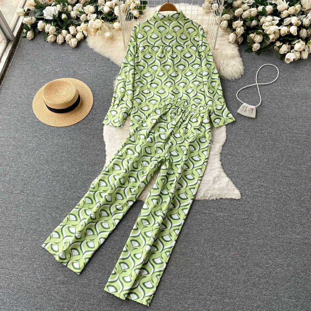 Terra Abstract Coord Set In Olive