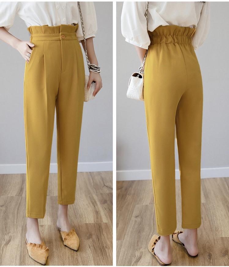 Terry Ruffled Pants