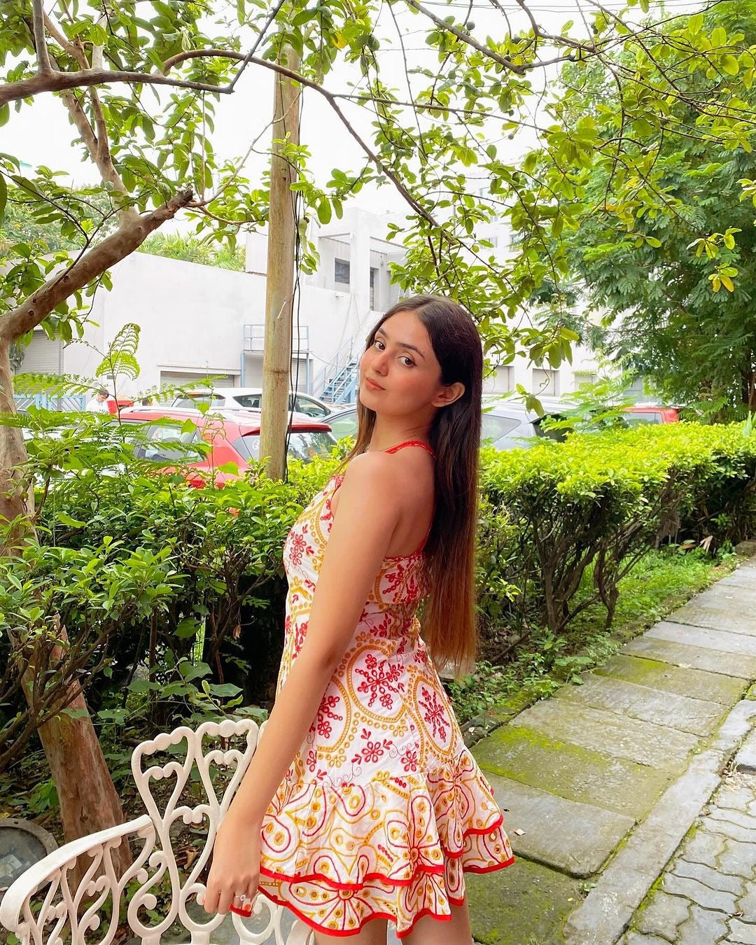 Tropea Luxe Summer Dress In White