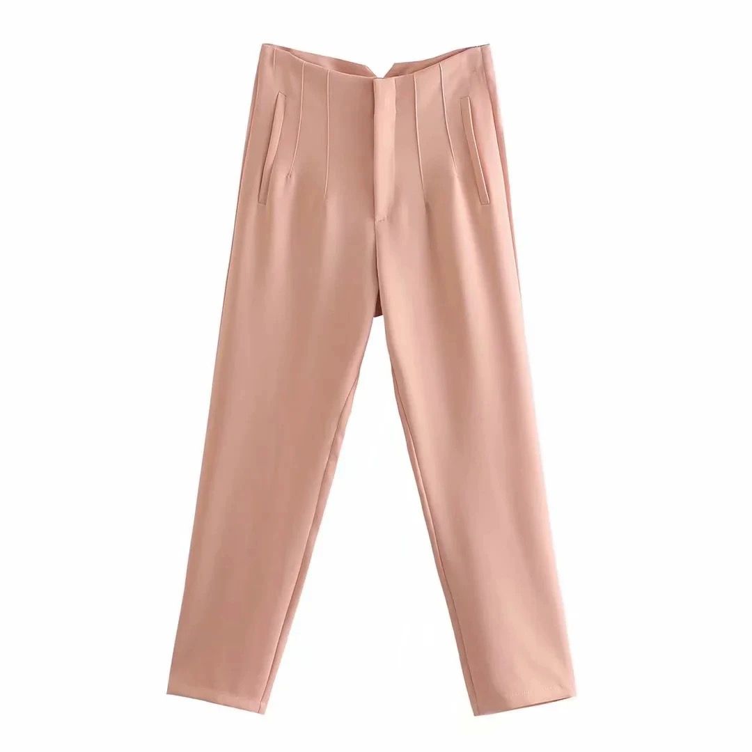 Verity formal pants In Peach
