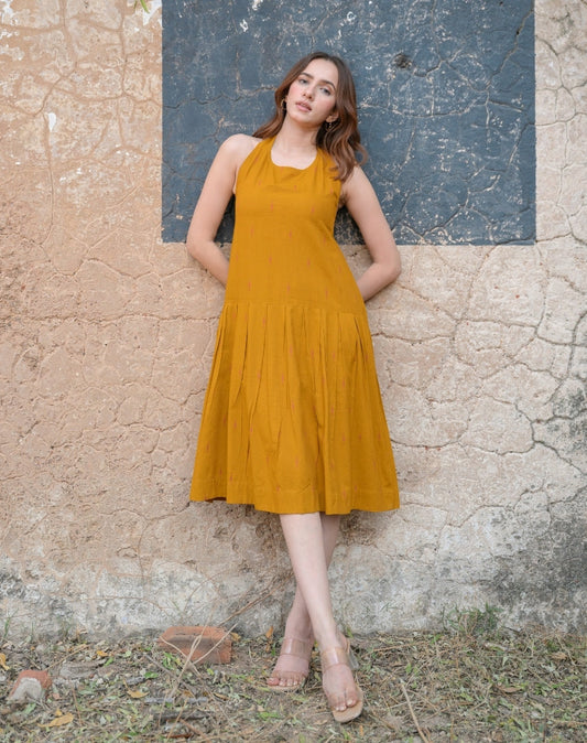 Warm Mustard Dress