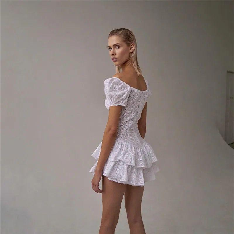 Wetzel Eyelet Dress In White