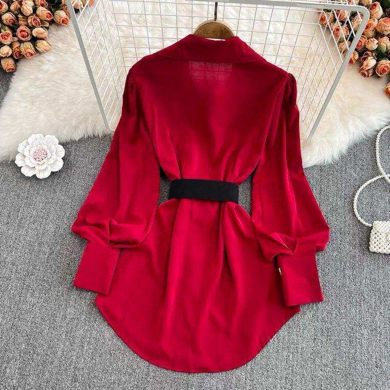 Locaste Statement Shirt With Belt