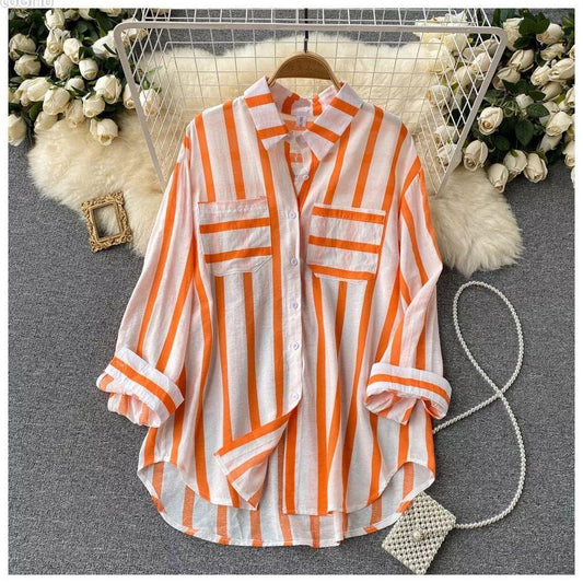 Ibiza Striped Holiday Shirts In Blue