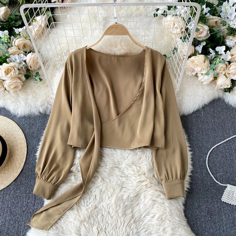 Lara Coord Set In Beige Top & White Pants