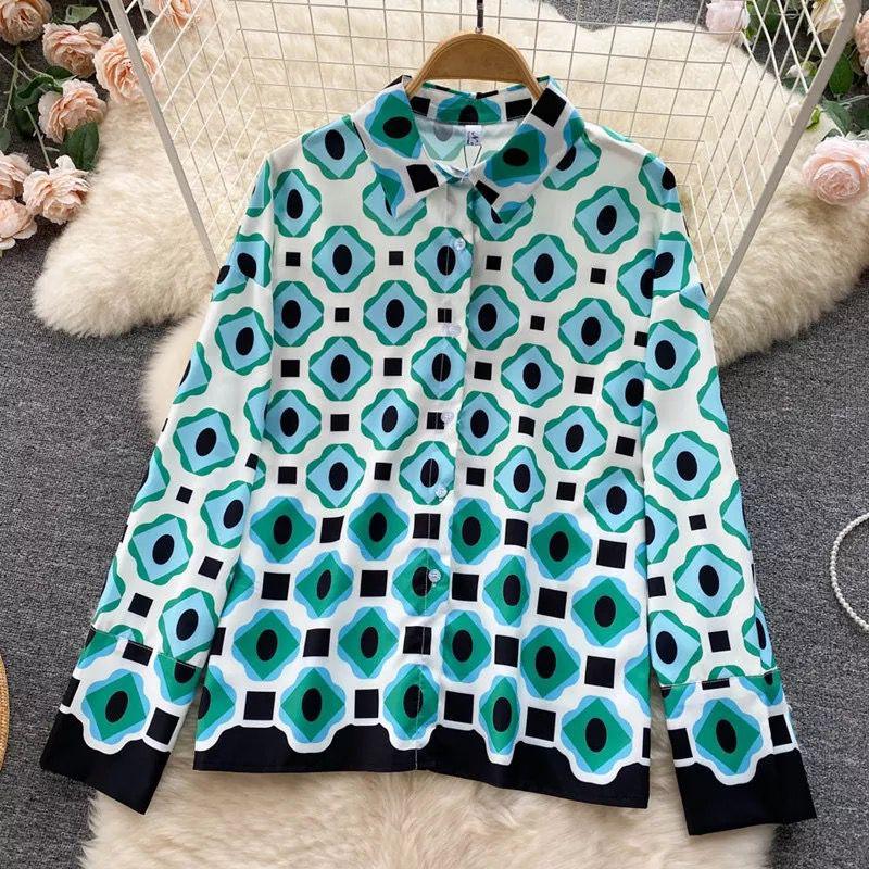 Siluvet Abstract Coord Set In Blue