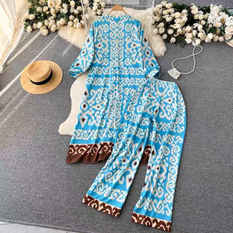 Natalia Coord Set In Light Blue
