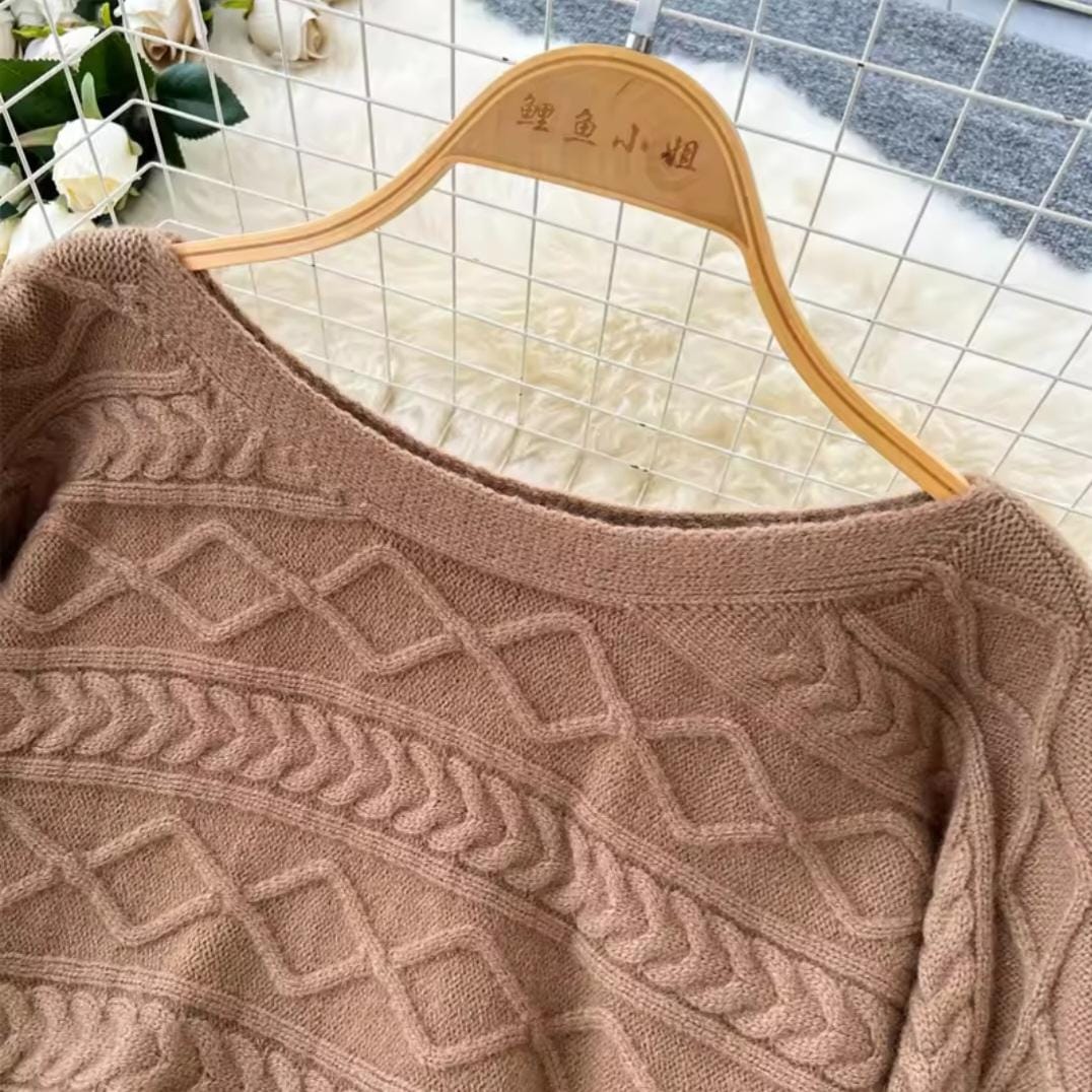 Freida Knitted Premium Woolen Coord Set