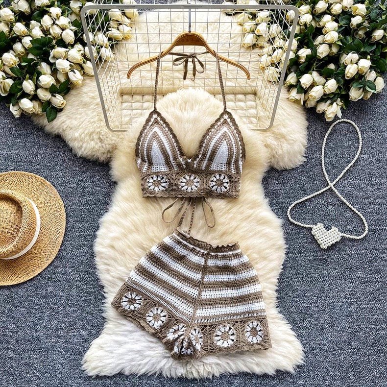 Athena 2 Piece Coord Set Resortwear In Pink