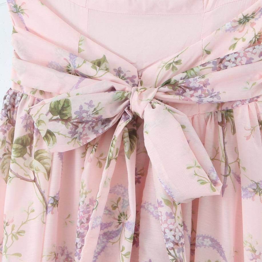 Thistle Summer Holiday Midi Dress In Pink