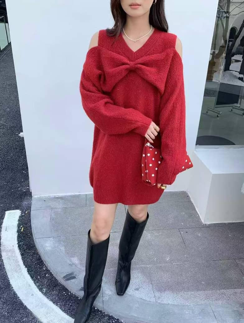 Eira Bow Mini Dress
