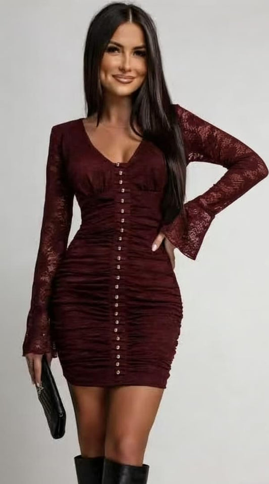 Alessio Mini Lace Dress